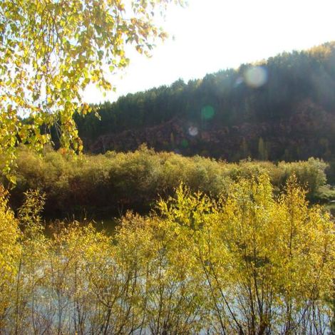 Осень на Лене-реке